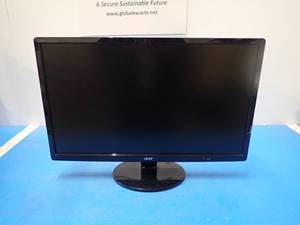 lot 14 image: Acer&nbspS241HL LCD Monitor  24 screen with 1920 x 1080 HD Resolution  Includes power cable 
