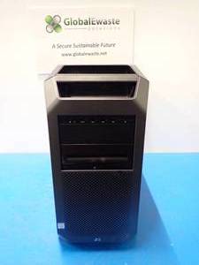 lot 59 image: HP Z8 G4 Workstation  CPU x2 Units&nbspINTEL(R) XEON(R) GOLD 5118 CPU  2.30GHZ  128GB DDR4 RAM  NO HD  NO OS  Includes CAB-AC power cable &nbspBroken data cable for DVD drive, wrapped in electric tape 