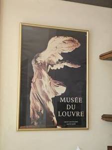 lot 90 image: Louvre Museum Poster