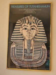 lot 91 image: Treasures of Tutankhamun Exhibit Poster
