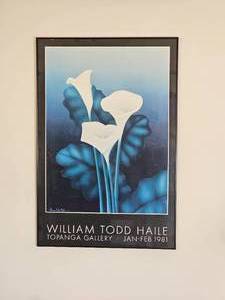 lot 92 image: William Todd Halie Exhibit Poster