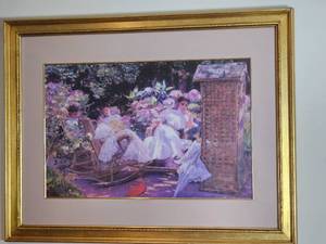lot 94 image: Jose Villegas Print  Afternoon Break