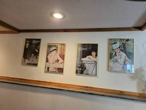 lot 95 image: Series of Edouard Manet Exhibit Posters