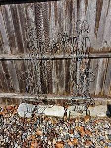 lot 53 image: Wire Garden Sculptures Greek Goddesses