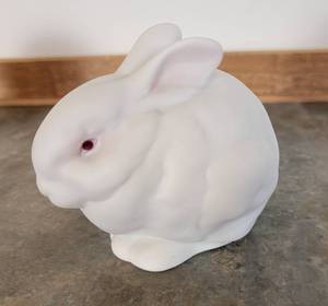 lot 125 image: Cybis Bisque Porcelain Bunny Rabbit Figurine