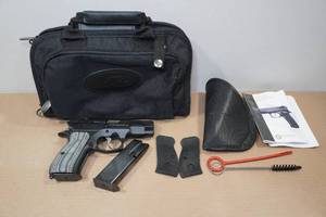 lot 8 image: CZ 75 D Compact 9mm Semi-Auto Pistol - 2 Magazines