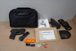 lot 45 image: Ruger LC9s 9mm Semi-Auto Pistol - Viridian Laser Sight