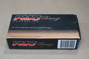 lot 134 image: 50 PMC Bronze .45 Auto 230 Gr FMJ Ammo