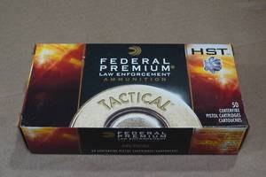 lot 143 image: 50 Federal LE Tactical .45 Auto P 230 Gr HST Ammo
