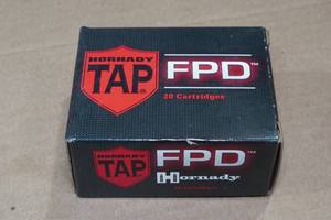 lot 144 image: 20 Hornady TAP .45 Auto P 200 Gr TAP FPD Ammo