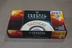 lot 150 image: 50 Federal LE Tactical .40 S&W 155 Gr HST Ammo