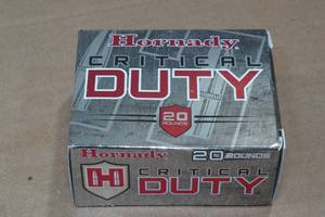 lot 152 image: 20 Hornady Critical Duty .40 S&W 175 Gr FlexLock Ammo