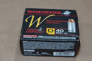 lot 154 image: 20 Winchester Defend .40 S&W 180 Gr JHP Ammo