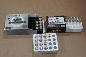 lot 178 image: 31 Rounds 9mm HP Ammo