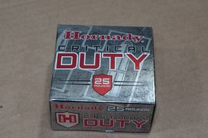 lot 183 image: 25 Hornady Critical Duty 9mm Luger P 135 Gr FlexLock Ammo