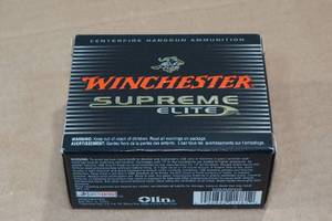 lot 186 image: 20 Winchester Supreme 9mm Luger P 124 Gr Bonded JHP Ammo