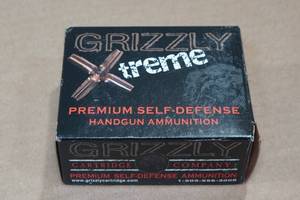lot 198 image: 20 Grizzly Xtreme 10mm 140 Gr Ammo
