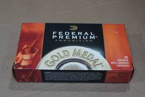 lot 214 image: 20 Federal Gold Medal .308 Win 168 Gr Sierra Matchking BT HP Ammo