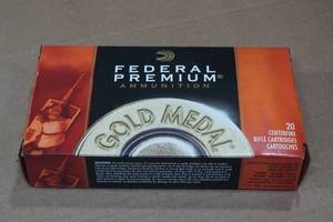 lot 215 image: 20 Federal Gold Medal .308 Win 168 Gr Sierra Matchking BT HP Ammo