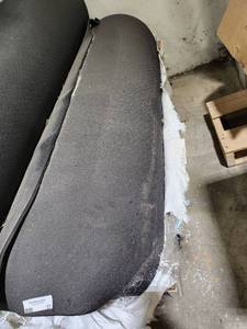 lot 37 image: Large roll of  Industrial rubber flooring cushion