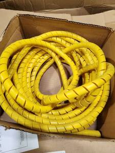 lot 43 image: Yellow Pro-Tec-To Spiral Wrap Hose Protector