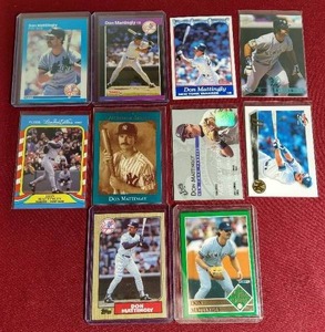 lot 37 image: (10) Don Mattingly Cards