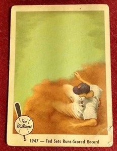 lot 43 image: 1959 Fleer Ted Williams Card