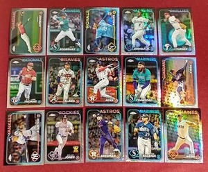 lot 56 image: (15) Topps Logofractor Baseball Cards - Some Nice Names