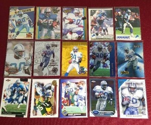 lot 58 image: (15) Barry Sanders Cards