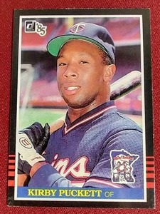 lot 71 image: 1985 Donruss Kirby Puckett Rookie Card