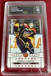lot 80 image: 2014 Leaf Connor McDavid Rookie Card - GMA 10