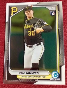 lot 89 image: 2024 Bowman Chrome Paul Skenes Rookie Card