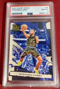lot 92 image: 2021 Court Kings Stephen Curry - PSA 8