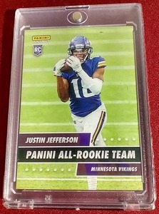 lot 118 image: 2020 Panini Instant Justin Jefferson Rookie Card - 648