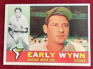 lot 141 image: Beautiful 1960 Topps Early Wynn Card