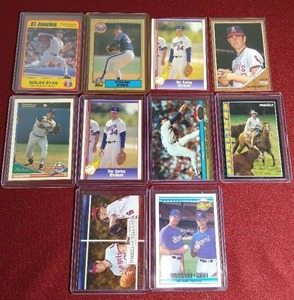 lot 156 image: (10) Nolan Ryan Cards