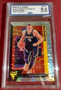 lot 165 image: 2020-21 Flux Silver Pulsar Nikola Jokic - CCG 9.5