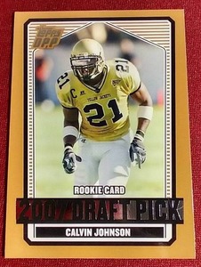 lot 179 image: 2007 Topps Draft Picks & Prospects Calvin Johnson Rookie Card