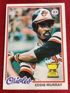 lot 186 image: 1978 Topps Eddie Murray Rookie Card