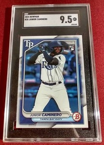 lot 200 image: 2024 Bowman Junior Caminero Rookie Card - SGC 9.5