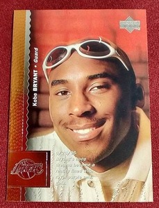 lot 202 image: 1996-97 Upper Deck Kobe Bryant Rookie Card