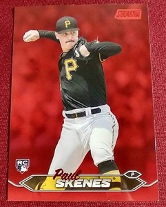 lot 226 image: 2024 Stadium Club Paul Skenes Red Rookie Card