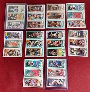 lot 227 image: (10) 1980-81 Topps Basketball Cards - Several HOFers