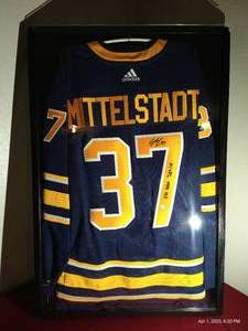 Autographed Adidas Authentic Casey Mittelstadt Sabres Jersey