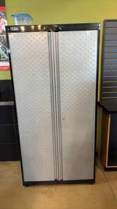 lot 64 image: Performax 73 x 36 x 18 Metal Storage Cabinet