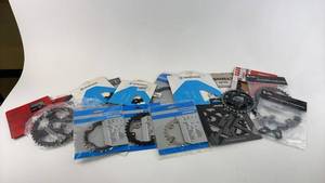 lot 158 image: Assorted Bicycle Chainring Set by Various Brands
