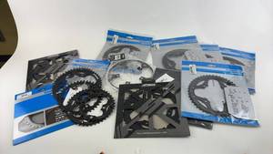 lot 160 image: Collection of Chainrings for Bicycles - Shimano , FSA, Others