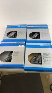 lot 201 image: Set of 4 Shimano Front Chainwheel Bicycle Components