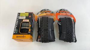 lot 257 image: Set of 3 Bicycle Tires Maxxis and Continental