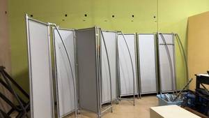 lot 48 image: Set of OPTO Partition Panels, 86 Tall, 26 Wide